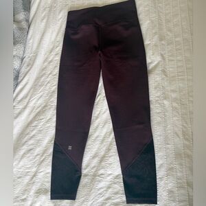 Sweaty Betty Women’s Maroon and black  Leggings